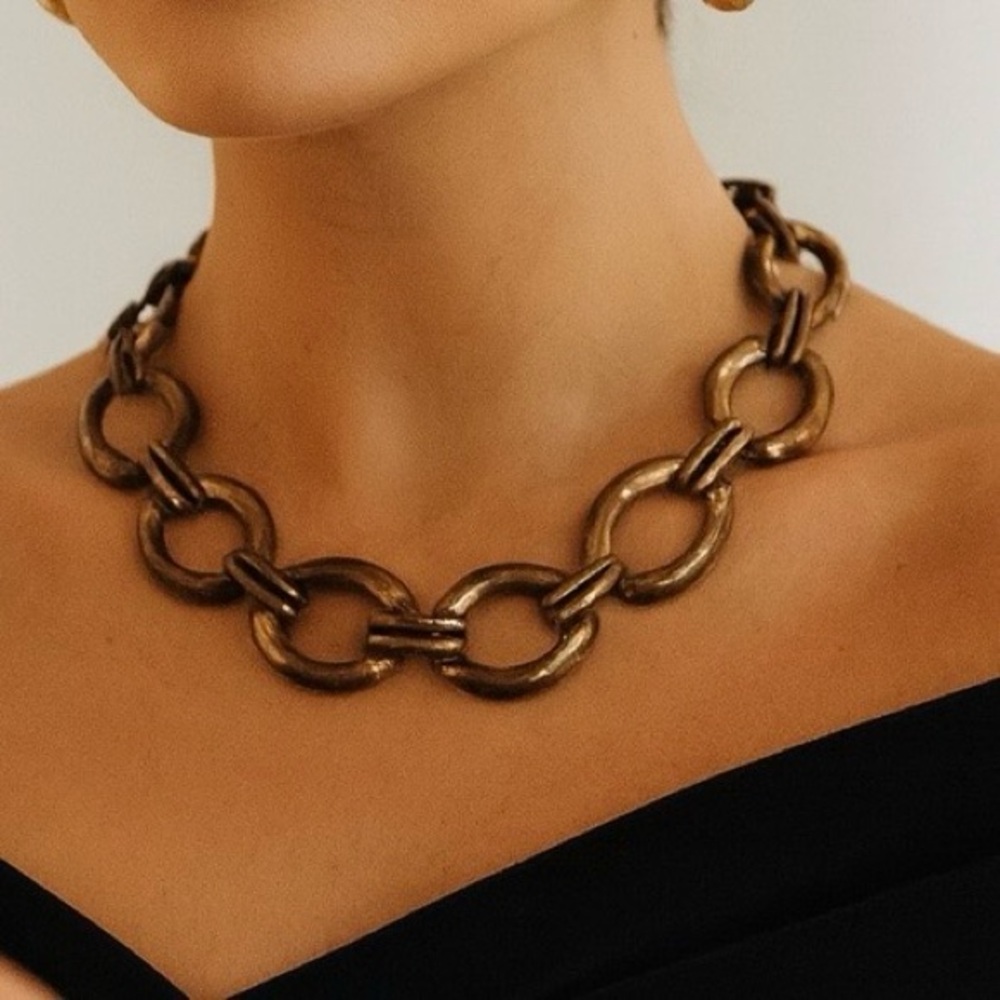 🌸Morana Gold Chain Link Necklace
